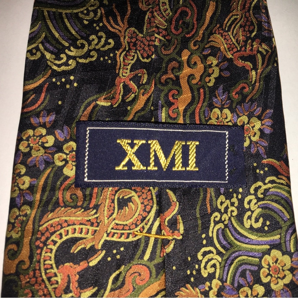 XMI Vintage Men’s Tie in MULTICOLOR Art